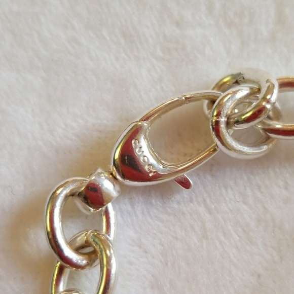 Authentic Gucci Bracelet Solid Sterling Silver New - Picture 4 of 8